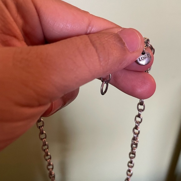 Elegant Loft Pink and Brown Necklace - Picture 5 of 5